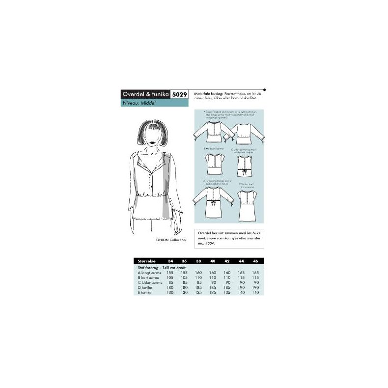 Onion 5029 Overdele/tunika